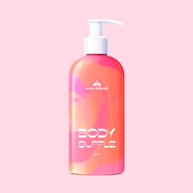 Set Sweet Splash — Sorbet Scrub Very Berry, Body Suffle Young Strawberry,  в подарунок Shower Gel Fruit Rainbow