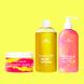 Set Bath Romance — Sorbet Scrub Love Is, Body Suffle Young Strawberry, в подарунок Shower Gel Milk Shake