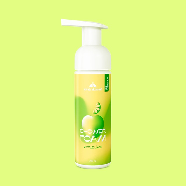 Пенка для душа "Shower Foam Apple&Lime" 200 мл