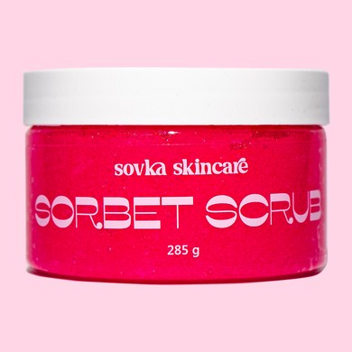 Set Yummy Time — Sorbet Scrub Very Berry, Sorbet Scrub Young Strawberry,  в подарунок Shower Gel Milk Shake